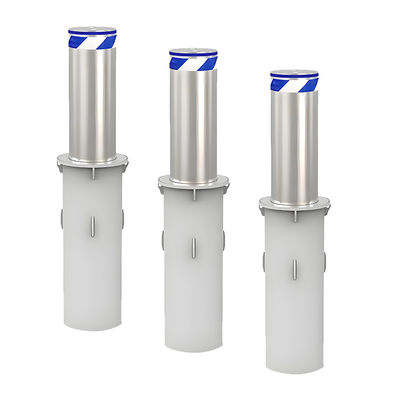Stainless Steel LED Strip Bollard Automatic Solution for Hostile Vehicle Mitigation