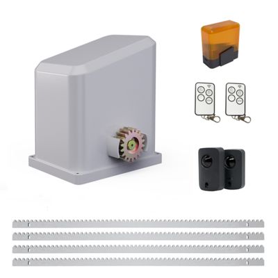 DC Brushless Motor Sliding Door Operator with Remote Control WIFI APP and Bluetooth Die Casting Aluminum Alloy Material