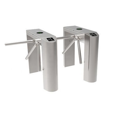 Pedestrian Access Control System Tripod Turnstile Gate featuring Facial Fingerprint Recognition and Dry Contact Open Signal