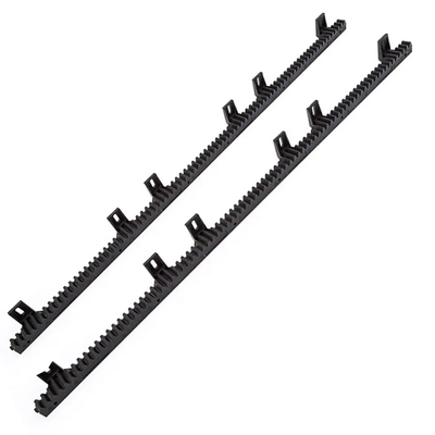 Nylon Black Plastic Automatic Sliding Gate Opener 4 Lugs 6 plugs Gear Rack