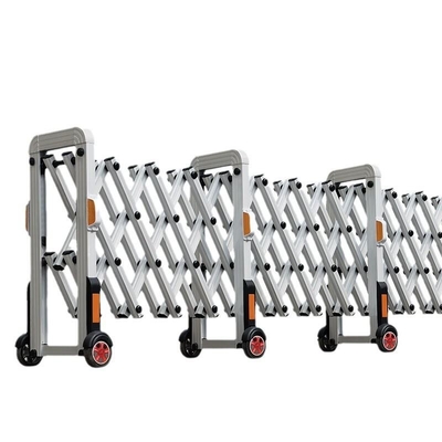 Stainless Steel Manual Push-Pull Retractable Highway Blocking Aluminum Alloy Retractable Barrier Gate for Mall Use