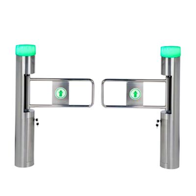 DC Brushless Motor High-Speed Stainless Steel Swing Barrier Gate for Secure Access Control