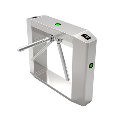 Bidirectional Electronic Tripod Turnstile Gate with 510mm Arm and Stainless Steel Housing Featuring Auto Reset Function