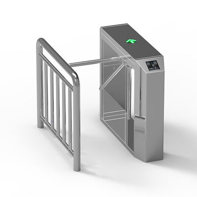 Double Direction QR Scanner Tripod Turnstile Gate with 304 Stainless Steel Housing for Access Control