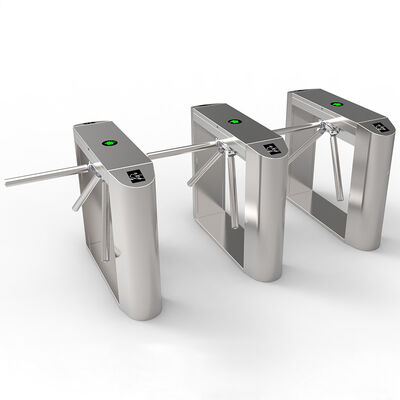 SS304 Entrance Barrier Gate Tripod Turnstile Gate IP54 Security Access Control