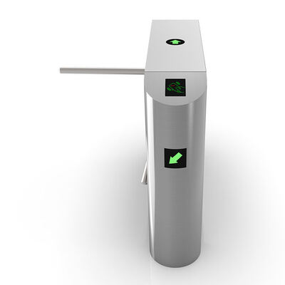 SS304 Tripod Turnstile Gate Fingerprint Solenoid Drive 1.2mm Thickness