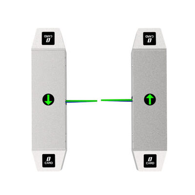 CE Approved Bi-directional Anti-breakthrough Flap Barrier Gate Pedestrian Turnstile for Secure Access Control