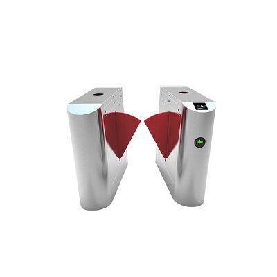 Entrance Control Flap Barrier Gate Security Single / Double Wing For Metro Station