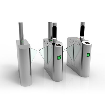 0.2s Open/Close Time SS304 Stainless Steel Remote Control Flap Turnstile Barrier Gate