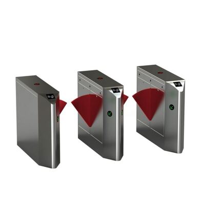 27cm Length Full Automatic Flap Barrier Gate with 24VDC Motor and 1 Second Speed
