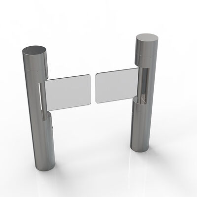 800mm Length Swing Door Turnstile RFID BLDC Bi Directional DC24V