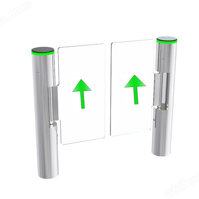 Bi-Directional Swing Barrier Gate with 24VDC Brushless Motor for 30 Person/Minute Access Control