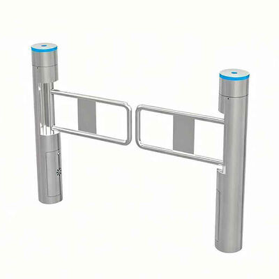 Waist High Stainless Steel Pedestrian Swing Gate with Brushless Motor for Access Control