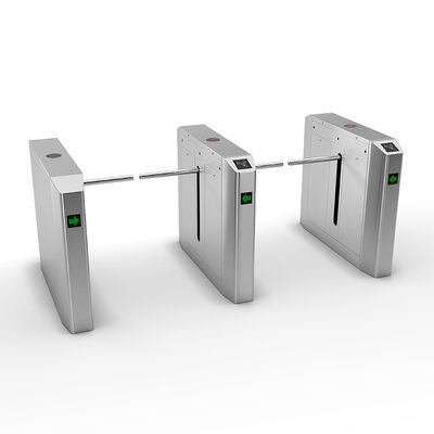 Bidirectional BLDC Motor Drop Arm Turnstile with 30 Person/Min Flow Rate for Access Control