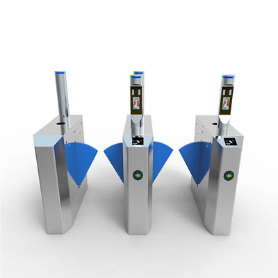 0.2s Retractable RS485 SS304 Access Control Wing Gate Flap Barrier Turnstile