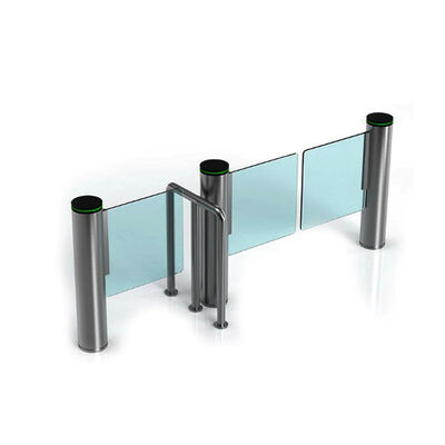 SS304 Self Closing 200W Swing Barrier Gate for Fast Lane Pedestrian Access