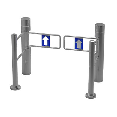 SS304 Cabinet Swing Barrier Gate with DC Brushless Motor and 730mm Arm for Access Control