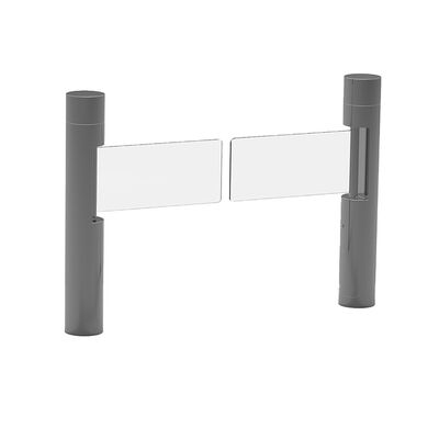 SS Acrylic Swing Barrier Gate RS485 BLDC Motor Access Control Gate