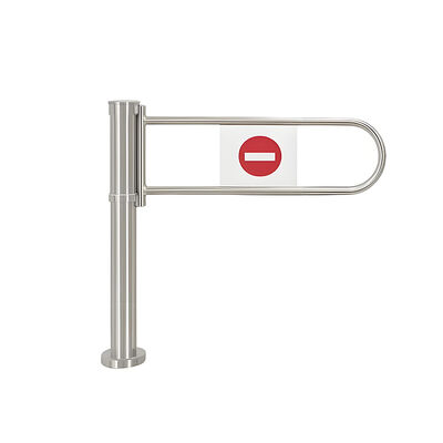 304 Stainless Steel IP68 Protection Anti-Pinch Function Manual Swing Barrier Gate for Secure Access Control