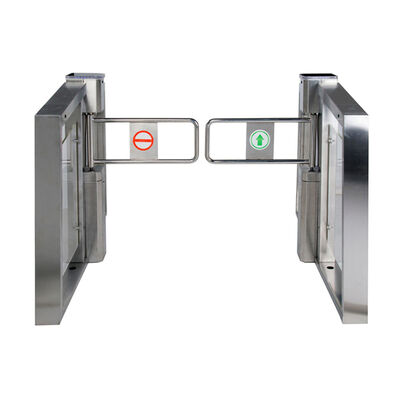 Fully Motorized Bi-Directional 90 Degree Swing Barrier Gate with SS304/Acrylic Arm