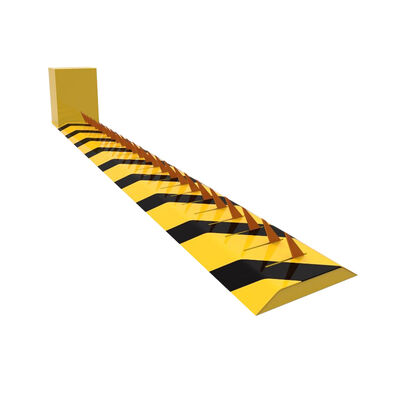 A3 Steel Electromechanical Tyre Killer with 150mm Blade Height Spike Barrier for High Security Access Control