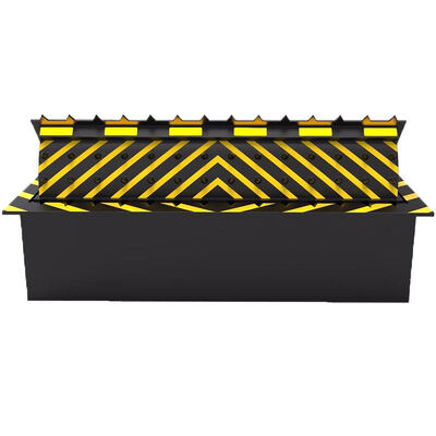 Vehicle Control Automatic Rising Electro Hydraulic Road Blocker with 70T Axis Loading PLC Control and Remote Operation