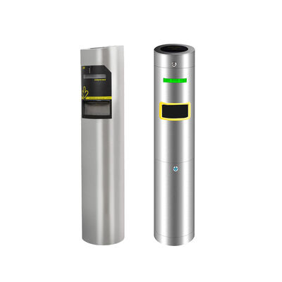 304 Stainless Steel Dropbox RFID Card Collector with 280 Card Capacity and LED Indicator