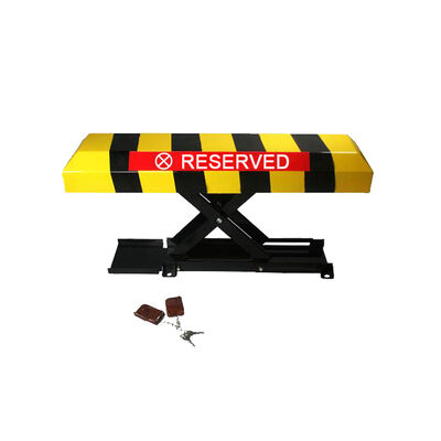 Remote Control Car Parking Lock with 300mm Rising Height and Spraying Plastic Coating