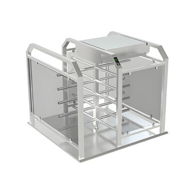Automatic 304 Stainless Steel Half Height Turnstile with 30 Persons Per Minute Capacity and Bi-directional Access Control