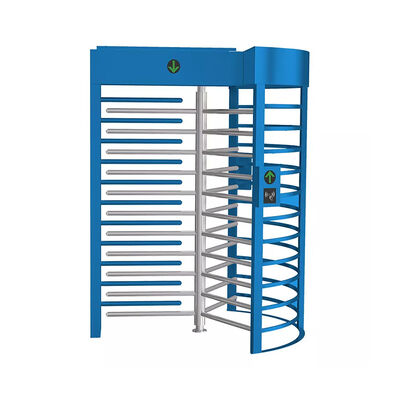 SS316 Full Height Turnstile Pedestrian Revolving 600mm Channel Mild Steel