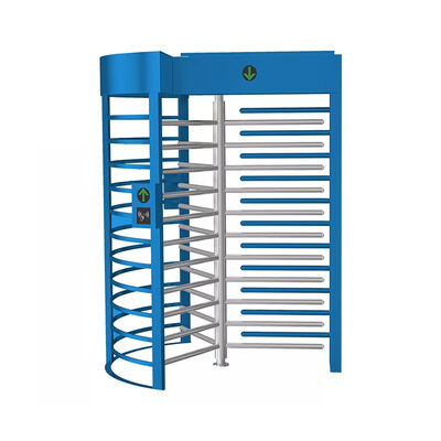SS304 Full Height Turnstile with 0.2 Seconds Response Time and 600mm Arm for High Security Access Control