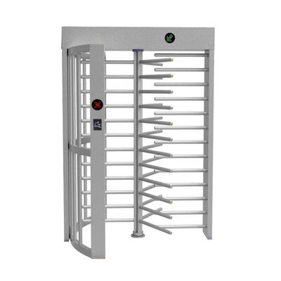 Outdoor Rainproof Housing Full Height Turnstile with Bi-directional Access and Stainless Steel Construction