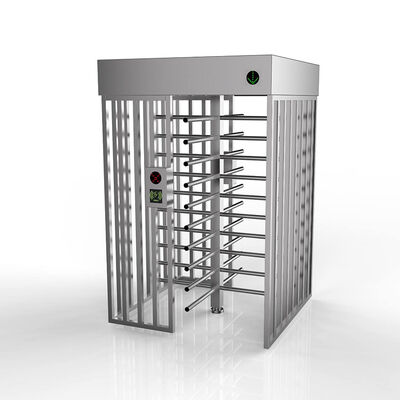 Direction Indicator Full Body Turnstile Square Shape Revolving 500mm Arm