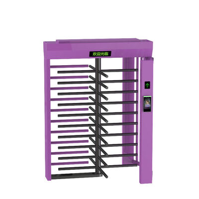 Semi Automatic Heavy Duty Full Height Turnstile with 3 Lanes for Secure Pedestrian Access