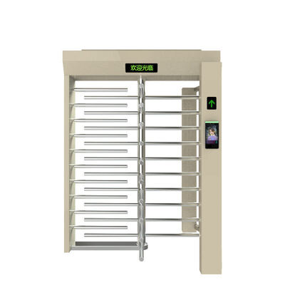 Motorized Automatic Revolving Full Height Turnstile Gate Glass Security Turnstiles