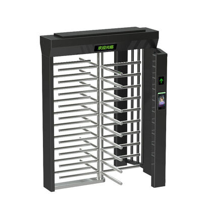 Rigid Anti Rust Full Height Turnstile Waterproof Durable 3 Rotor 120 Degree Rotationg