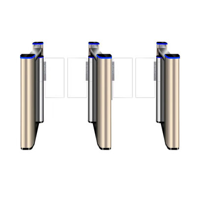 SUS 304 Stainless Steel Pedestrian Swing Gate Fast Speed Brushless DC Motor Drive
