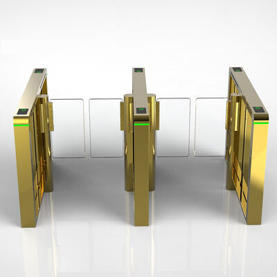 Rfid Tempered Glass Speed Gate Turnstile Fast Passing 900mm width