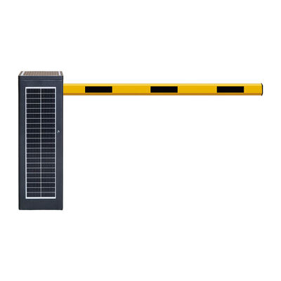High Speed 118W Solar Panel Boom Barrier Gate with IP54 Protection and 24V DC Brushless Motor