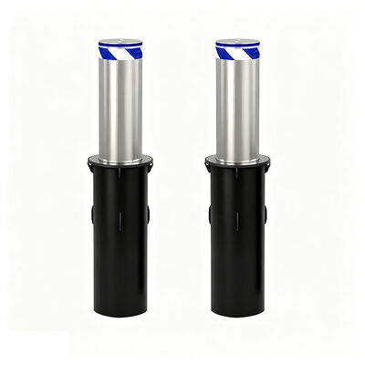 IP68 Protection Rating 304 Stainless Steel Hydraulic Drive Automatic Rising Bollard with Lifting Column