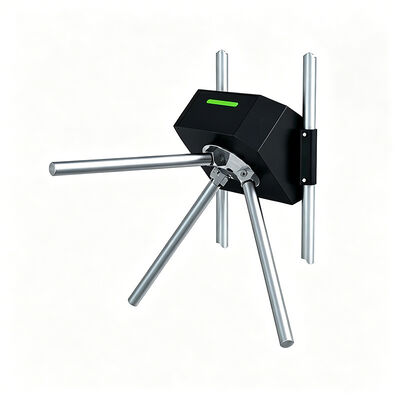 24V DC Power Slim Smart Tripod Turnstile with 304 Stainless Steel and 550mm Passage Width for Public Transport