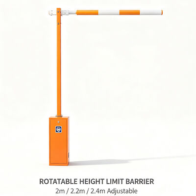 DC Brushless Adjustable Height Parking Barrier Gate with IP54 Protection for Traffic Control