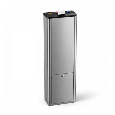 304 Stainless Steel Automatic Card Collector with 4-Color LED and Custom Reader Integration for Access Control