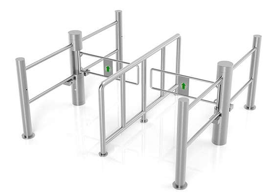 SS304 Arm Pedestrian Swing Gate 1500mm Width Anti Tailgating For Wheelchair