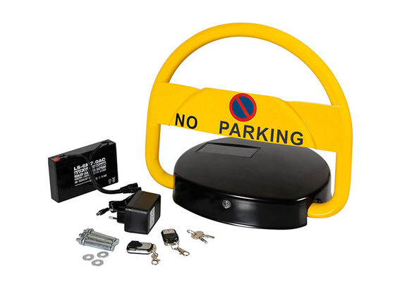 Solar Powered Car Parking Lock with DC6V 7Ah Battery and 390mm Up Height for Secure Parking Space