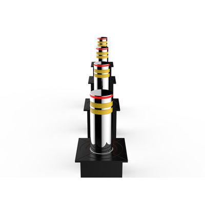 SS304 Hydraulic Automatic Rising Bollards with 3s to 6s Adjustable Time and 80T Loading Capacity