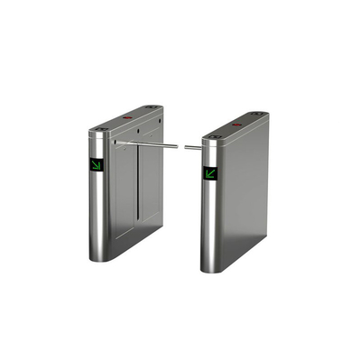 SS304 Drop Arm Turnstile Infrared Sensor Public Door Access Control System