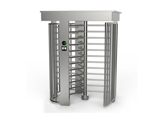 SS304 Full Height Turnstile with 0.2S Unlock Time and LED Light Indicator for Secure Pedestrian Access Control