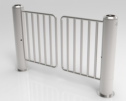 Integrated Channel Swing Gate Anti Collision TCP IP Handicapped 200W