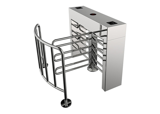 Integrated Security Half Height Turnstile U Shape Wing Access Control System